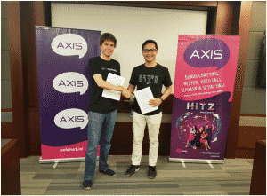 PRESS RELEASE  KERJASAMA AXIS DAN YOUNG ON TOP  2017 - 2018