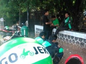 Inisiatif "Driver" Go-Jek agar Tak Diintimidasi Ojek Pangkalan