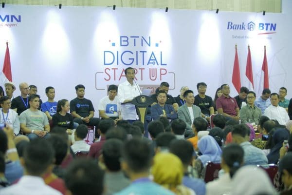 BTN DIGITAL STARTUP CONNECT 2018 JOKOWI 1