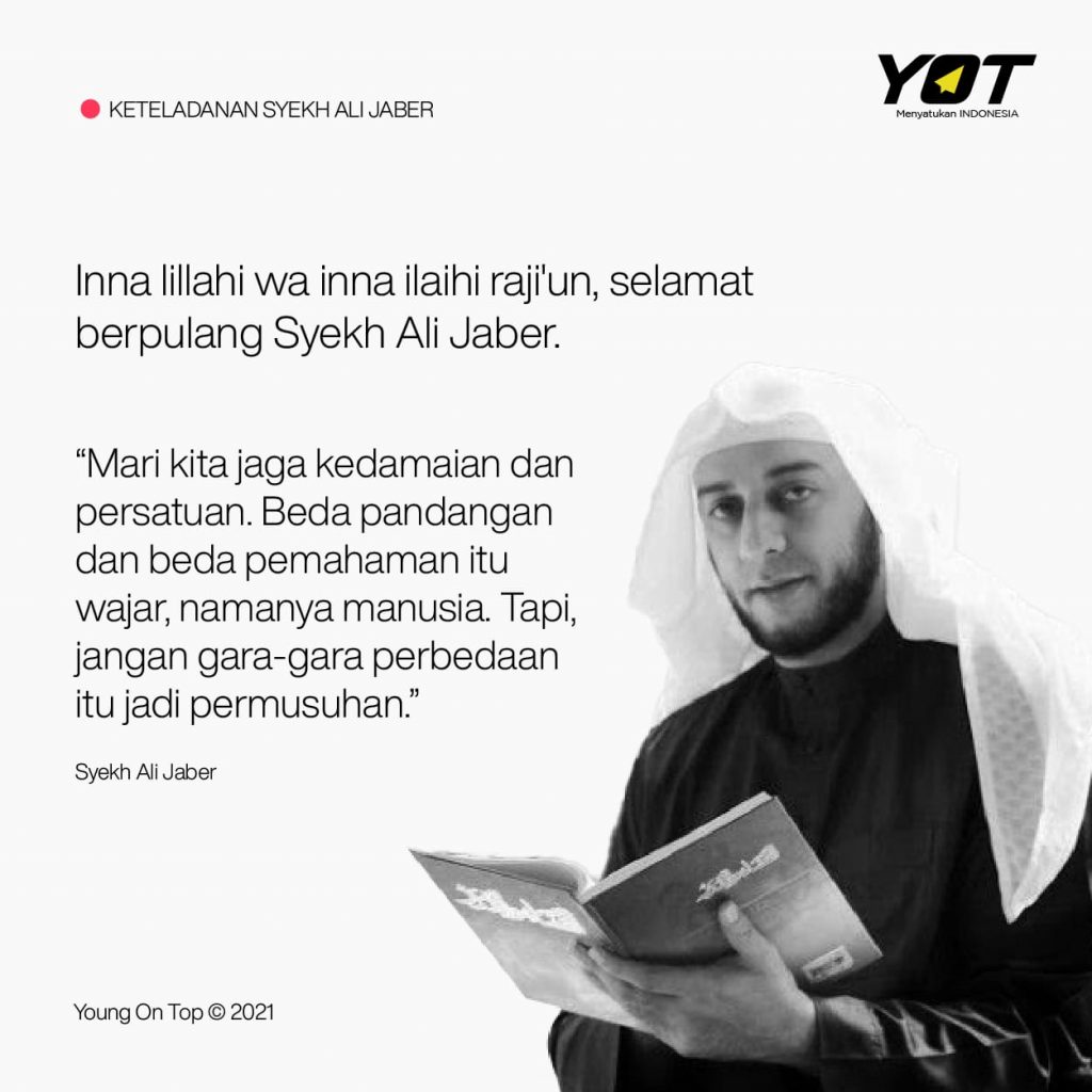 keteladanan syekh ali jaber yang patut kita contoh