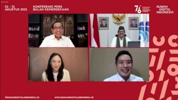 peringatan hut ke 76 ri digelar virtual tetap semarak dengan platform digital